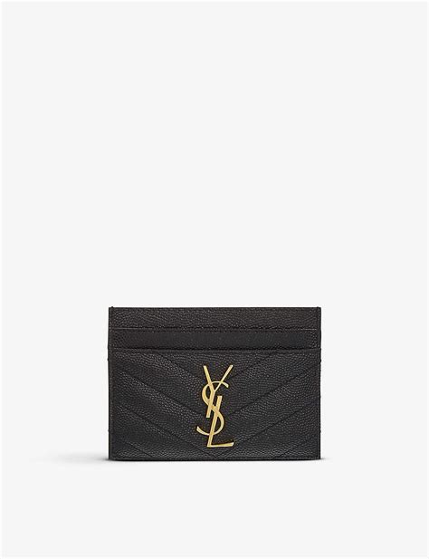 card holder womens ysl|selfridges ysl card holder.